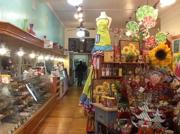 Uma deliciosa padaria alemã em Fredericksburg, cidade de origem germânica no Texas, nos Estados Unidos